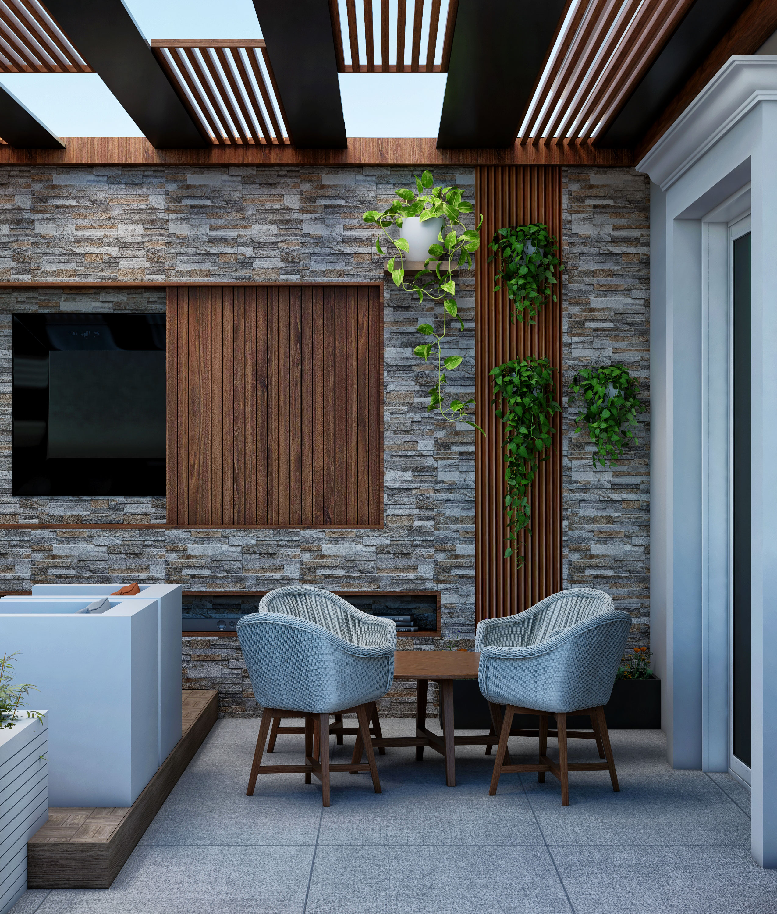 Mountain View Villas I Modern Roof Design-4