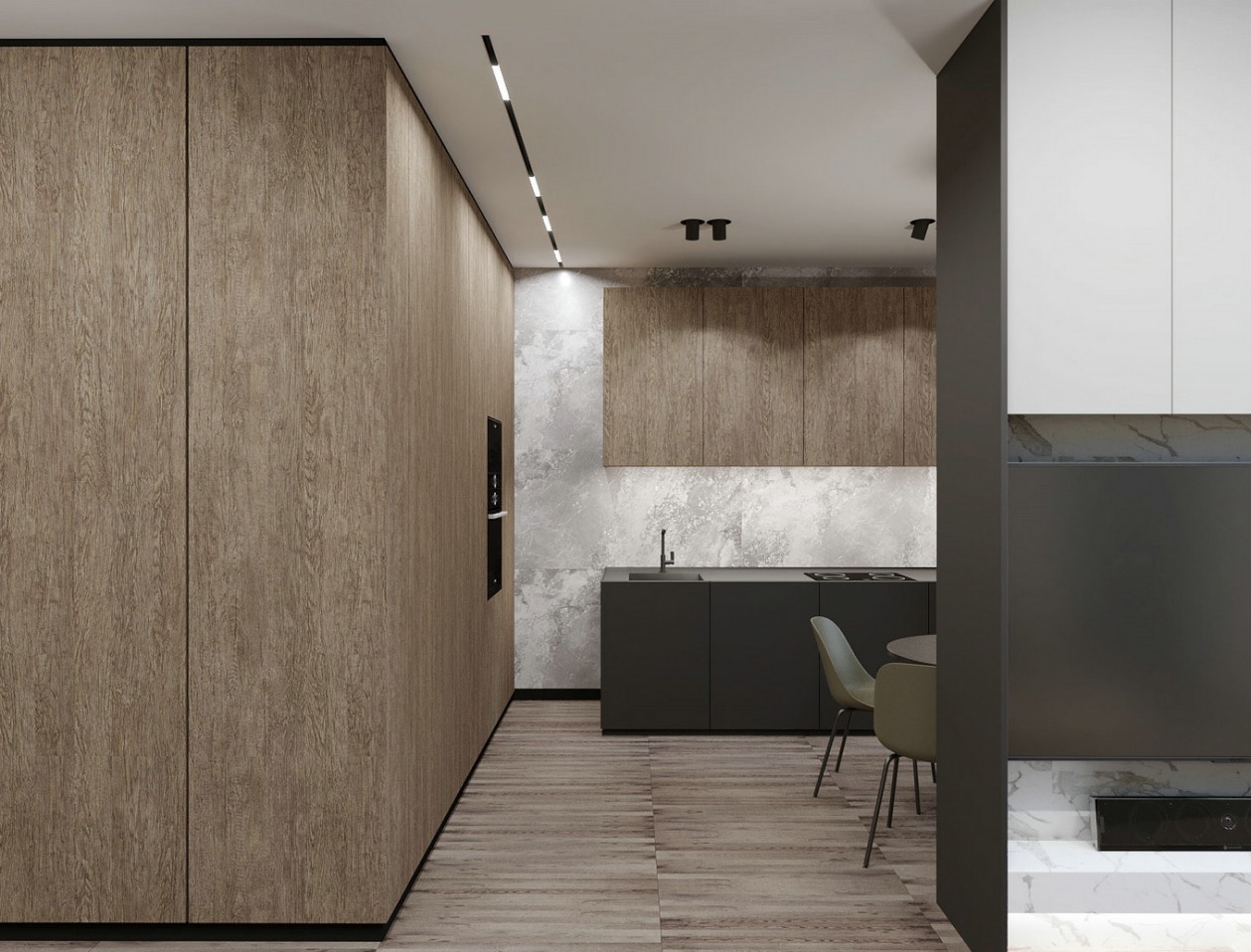 极简现代居所，抒写静雅空间-3