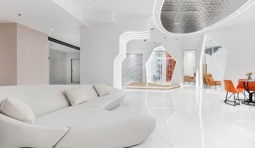 未来科技感高端美容院设计丨研筑国际设计-27