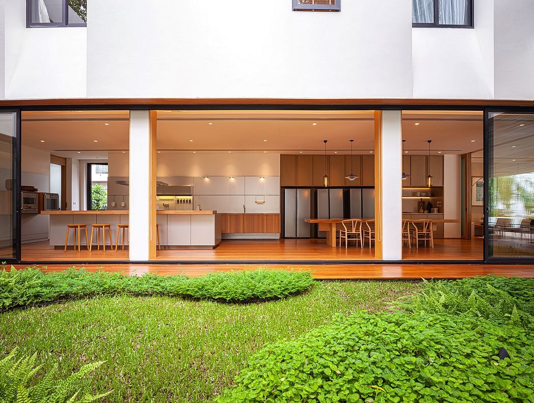 庭院内的对话丨泰国曼谷丨Black Pencils Studio-12