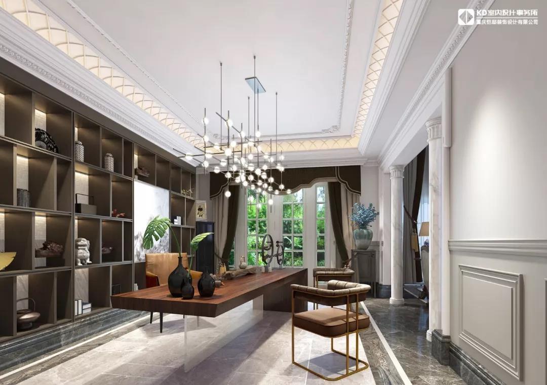 国宾壹号院——KD 室内设计打造法式双拼别墅巅峰之作-20