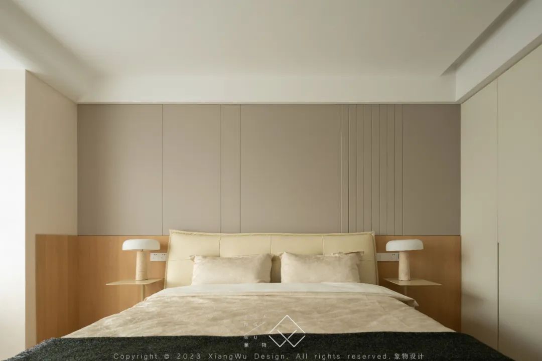 奶油色调的简约诗意空间丨中国常州丨象物设计-55