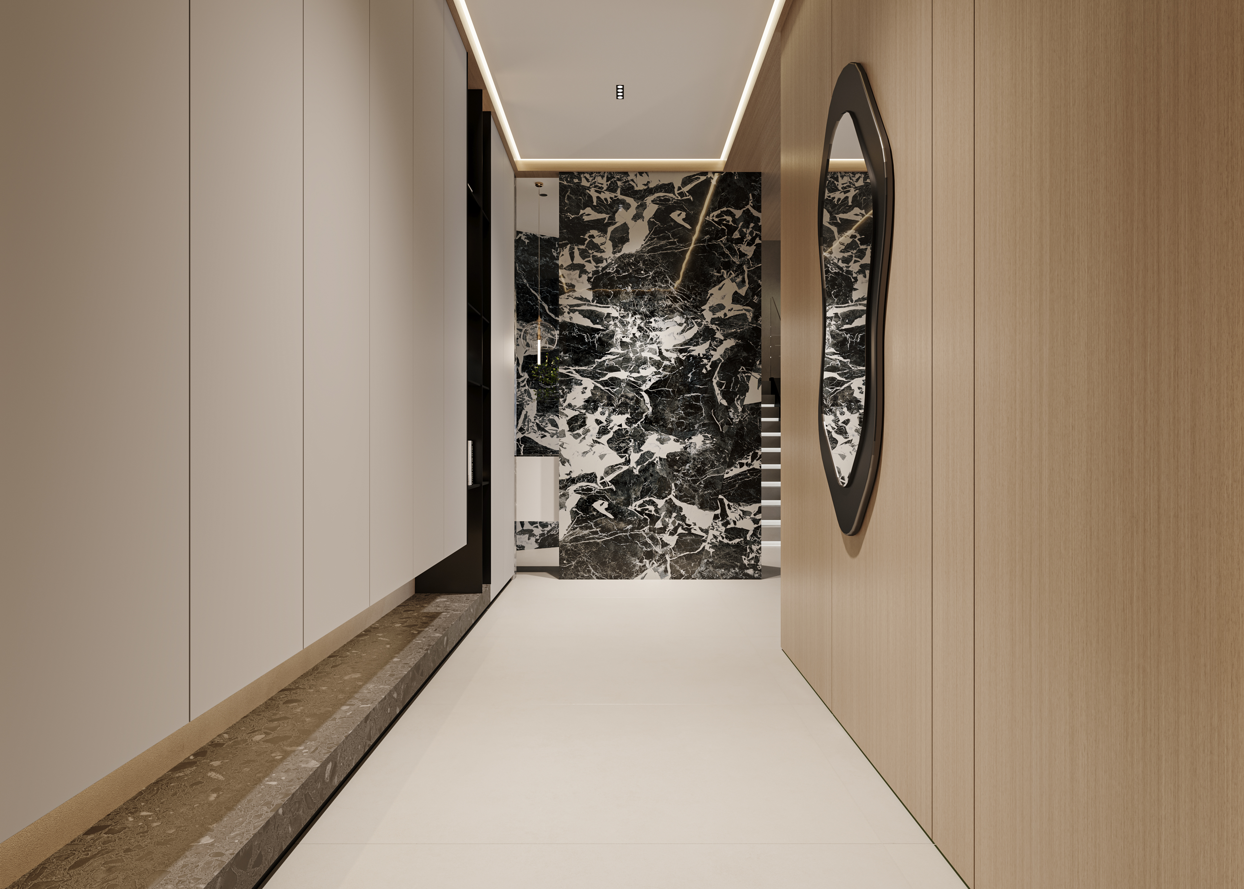 现代风格别墅效果图作品丨冈舍-25