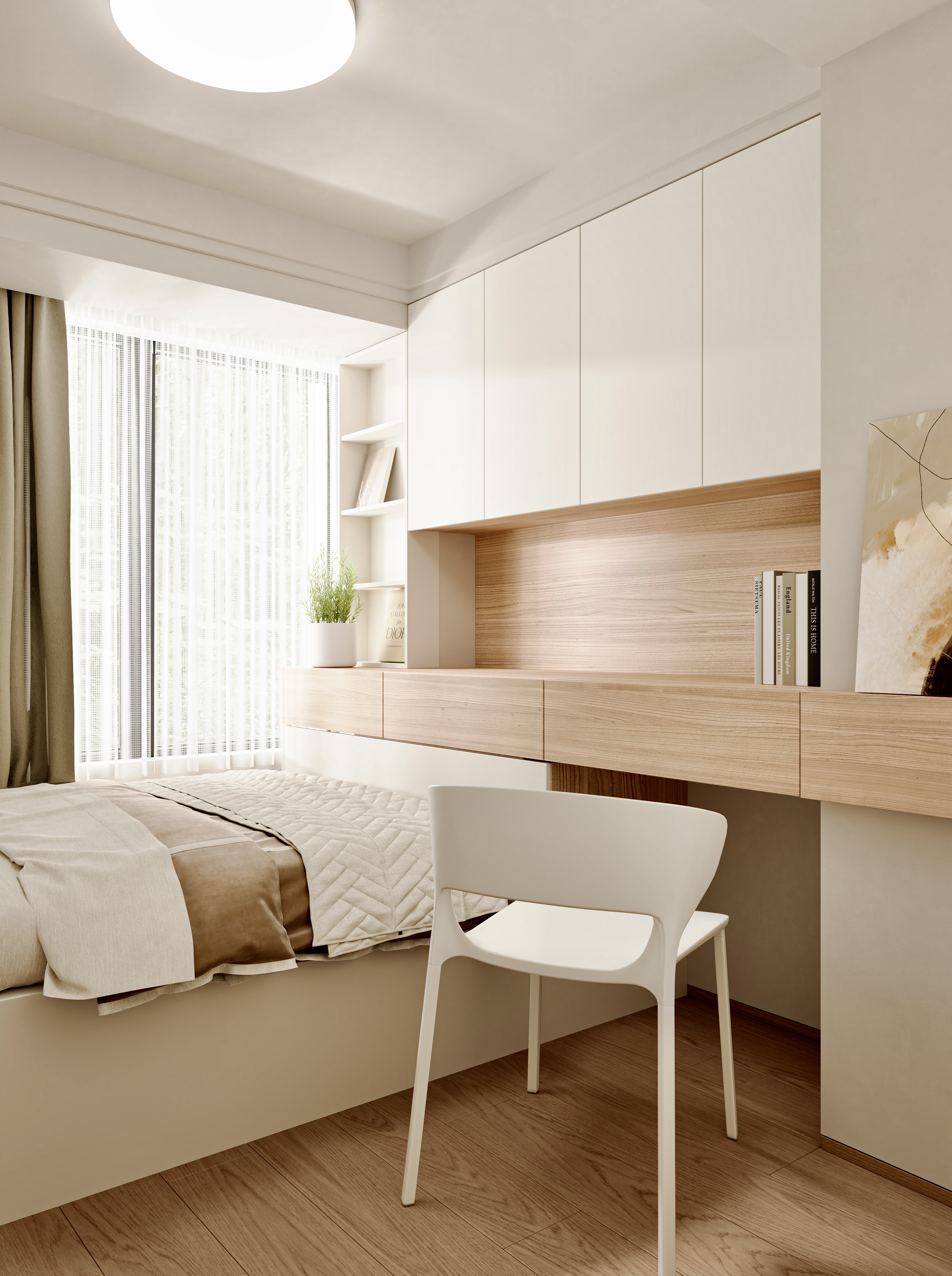 原木奶油风室内设计丨中国佛山-12