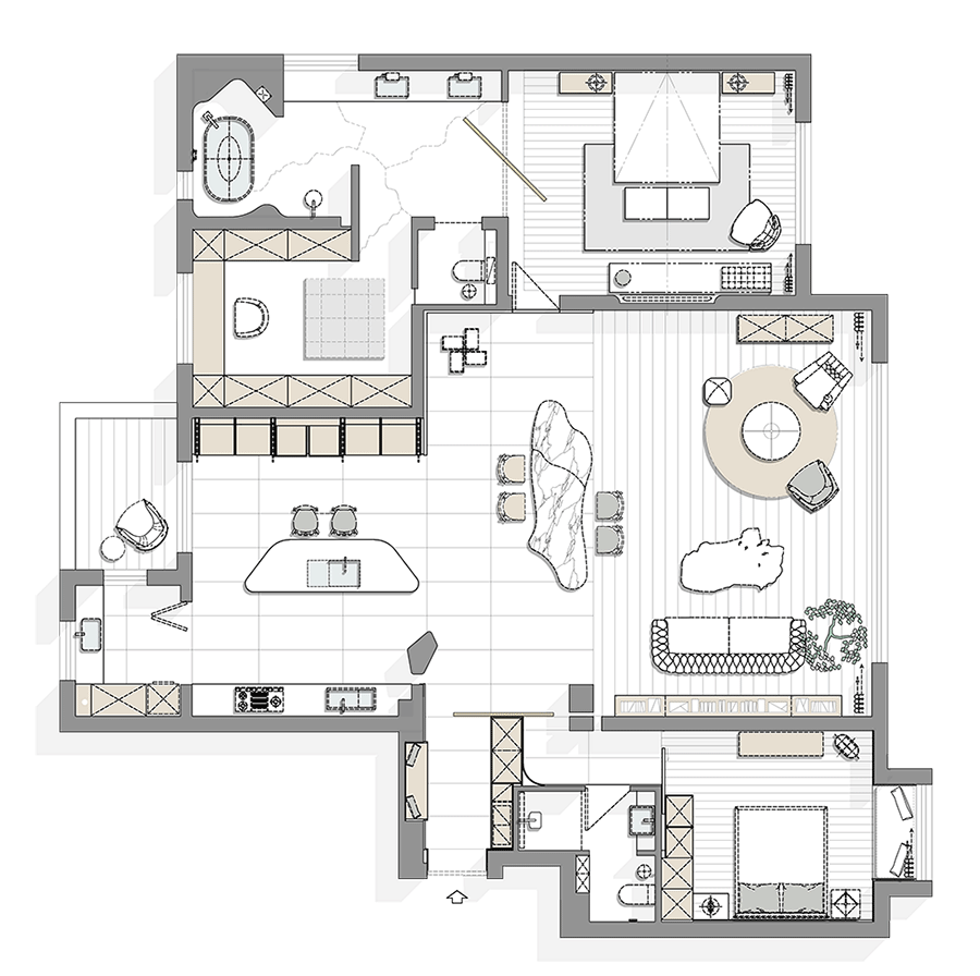 孩子成家后,这对哈尔滨夫妇决定过上向往的生活丨中国哈尔滨丨上层睿筑-9