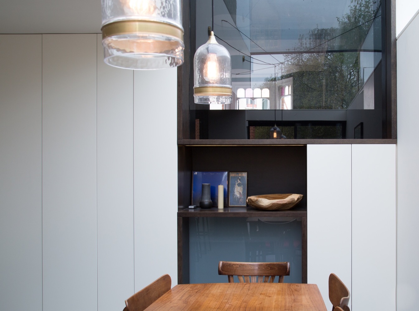 伦敦玻璃盒住宅的室内设计亮点-46