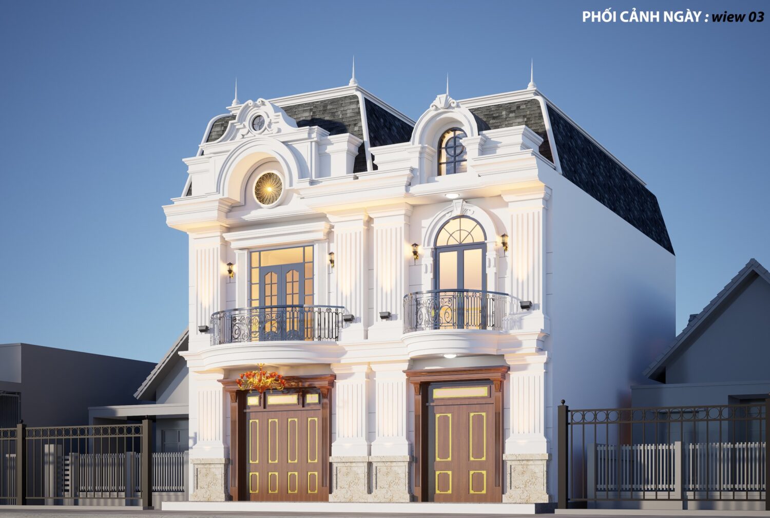 免费Sketchup别墅外观模型丨Linh Phan-2