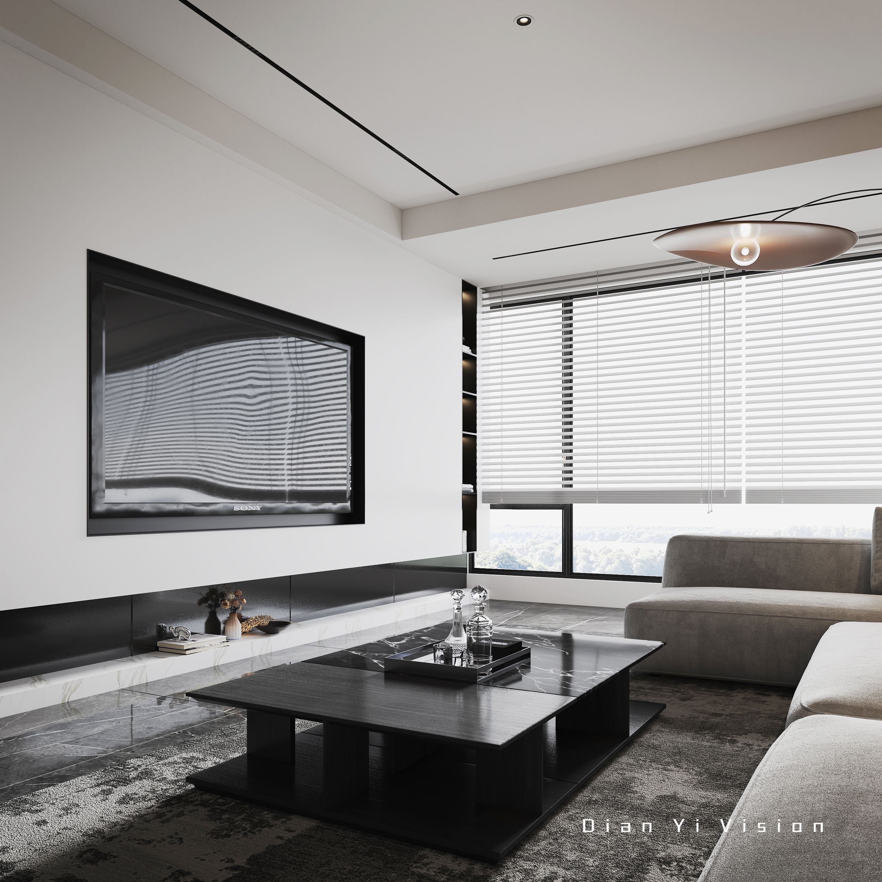 现代简约风平层设计-7