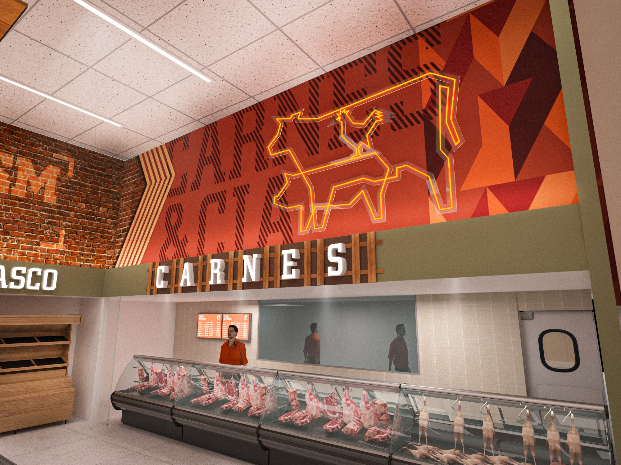 Supermercado Bem Barato / Supermarket Signage-1