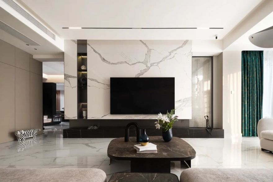 纯粹・极简家 · 现代雅奢住宅设计丨中国合肥丨忠岩优品空间设计-15