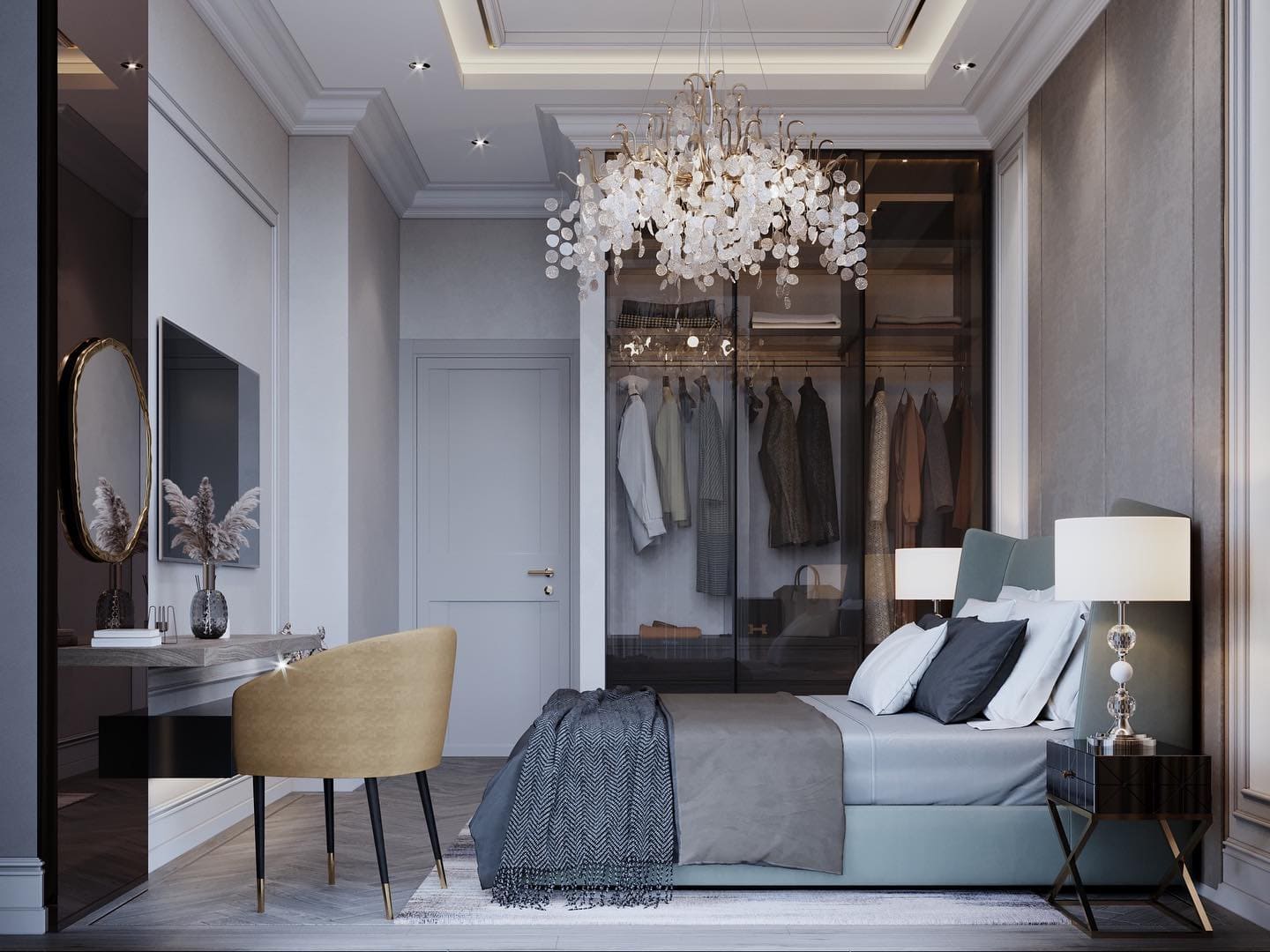 卧室嵌入式衣柜设计丨INJIR室内设计工作室等-129