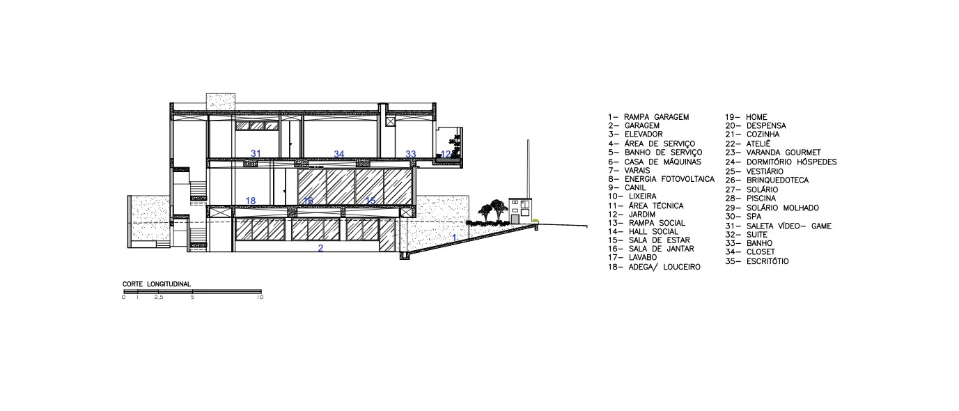 众议院 H·L丨巴西丨Celso Laetano Arquitetura-46