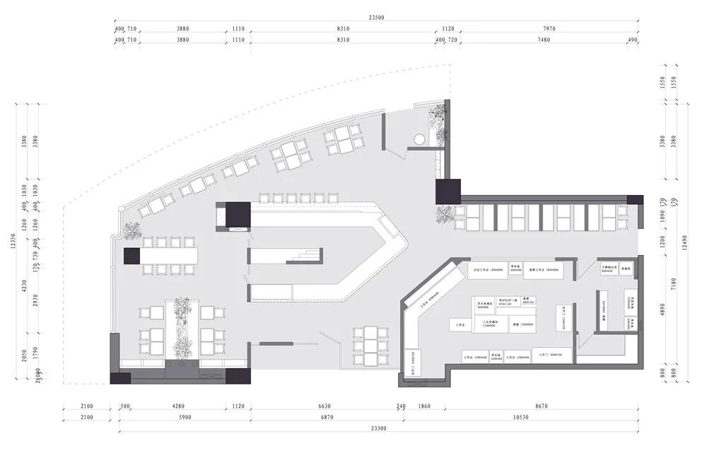 七日食轻食餐厅丨中国洛阳丨未止空间设计工作室-12