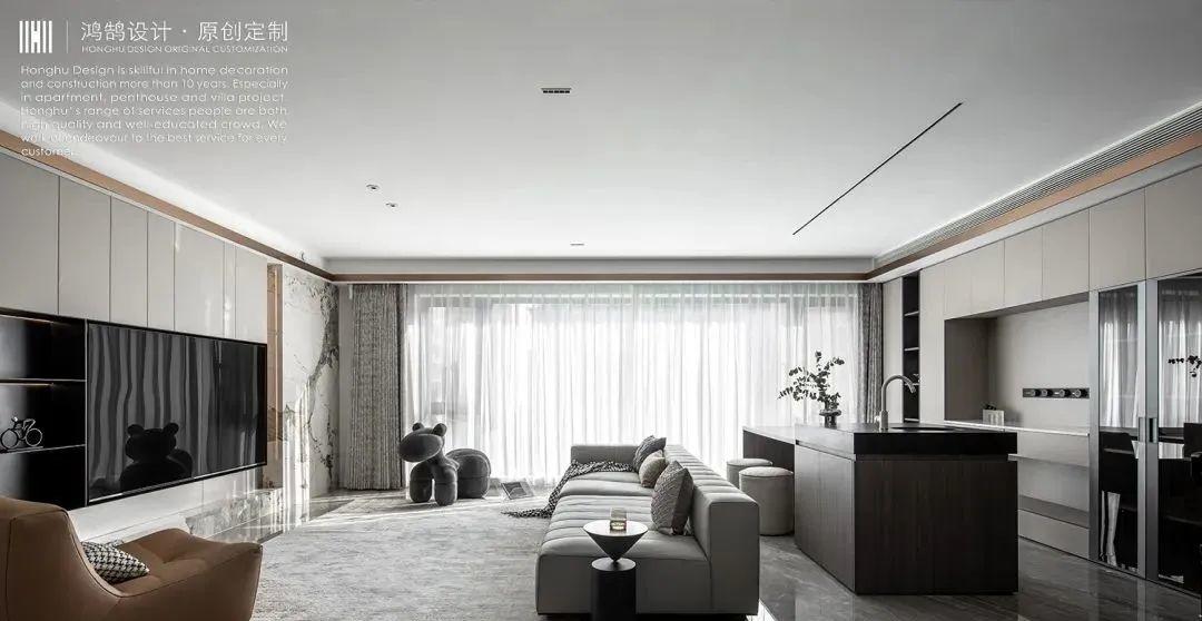 阳光横厅,温馨四口之家的优雅蜕变-12