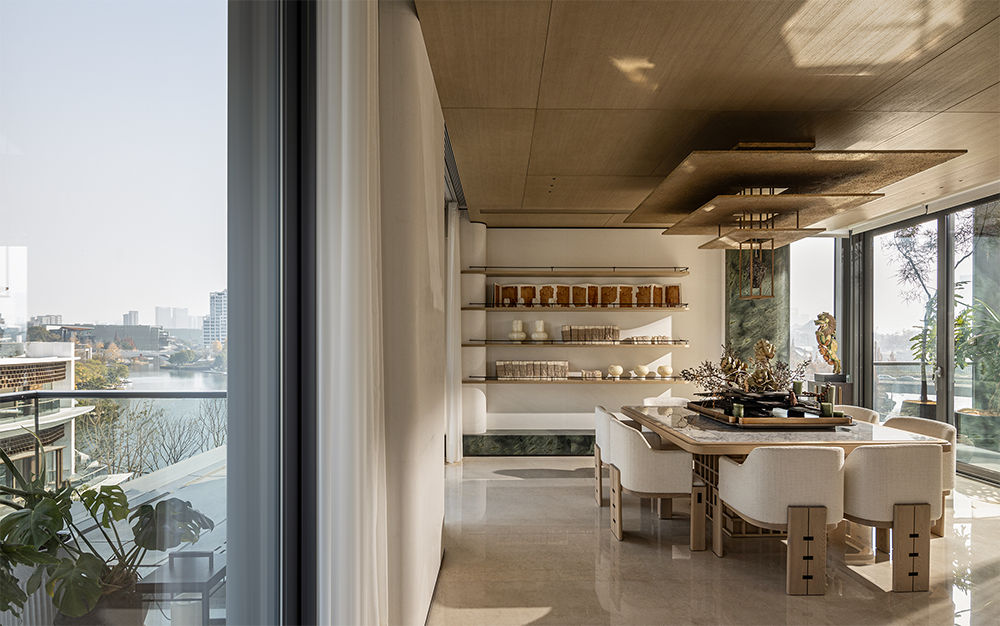 万华成都麓湖黑鉐岛上叠别墅样板间丨中国成都丨深圳市盘石室内设计有限公司,万华室内设计中心-19