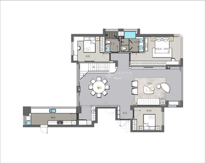 首占一号顶复丨中国福建丨福建安定空间设计有限公司-26