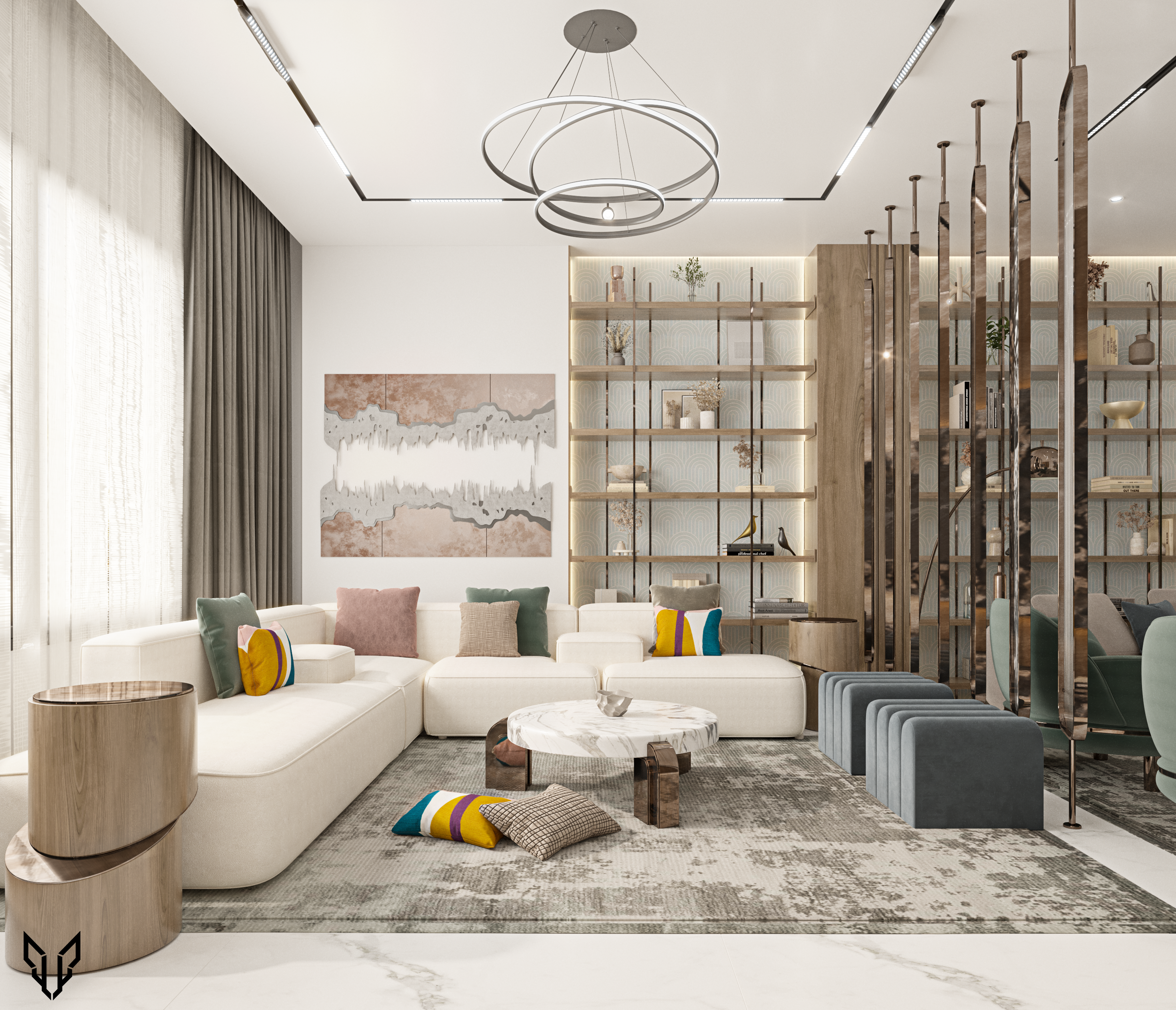 当代接待室设计丨埃及-9