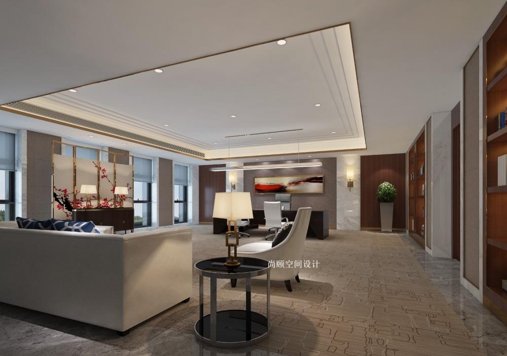 新中式风格办公室设计，彰显大气与高档-4