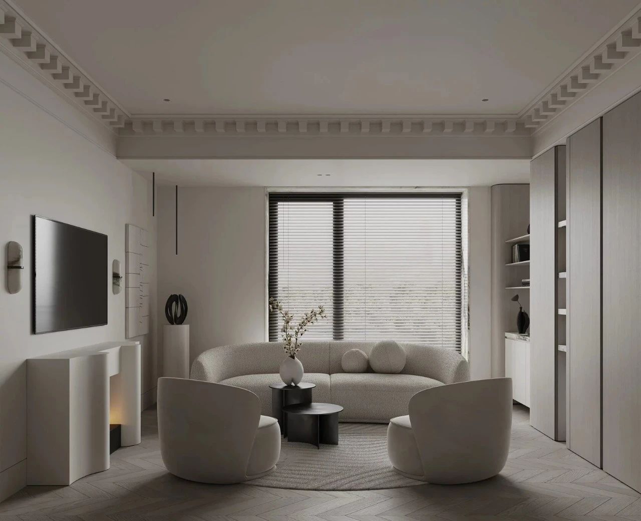 经典莫斯科住宅丨俄罗斯莫斯科丨BELOUSOVA INTERIOR DESIGN-4