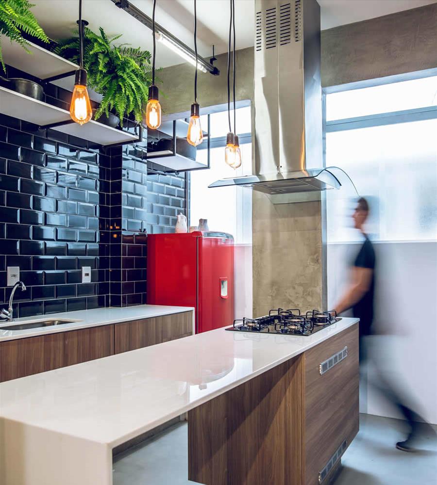 巴西 Meius Arquitetura 打造经济型公寓设计,巧妙运用材料对比-7