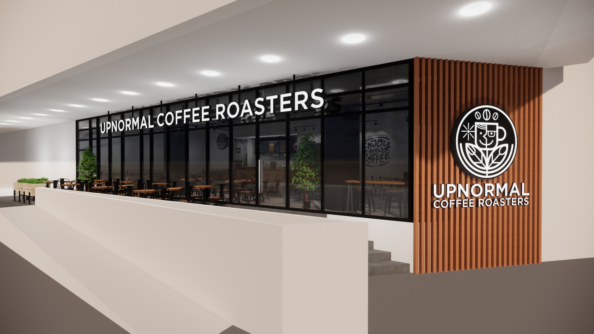 3D Rendering Upnormal Coffee Roasters-1