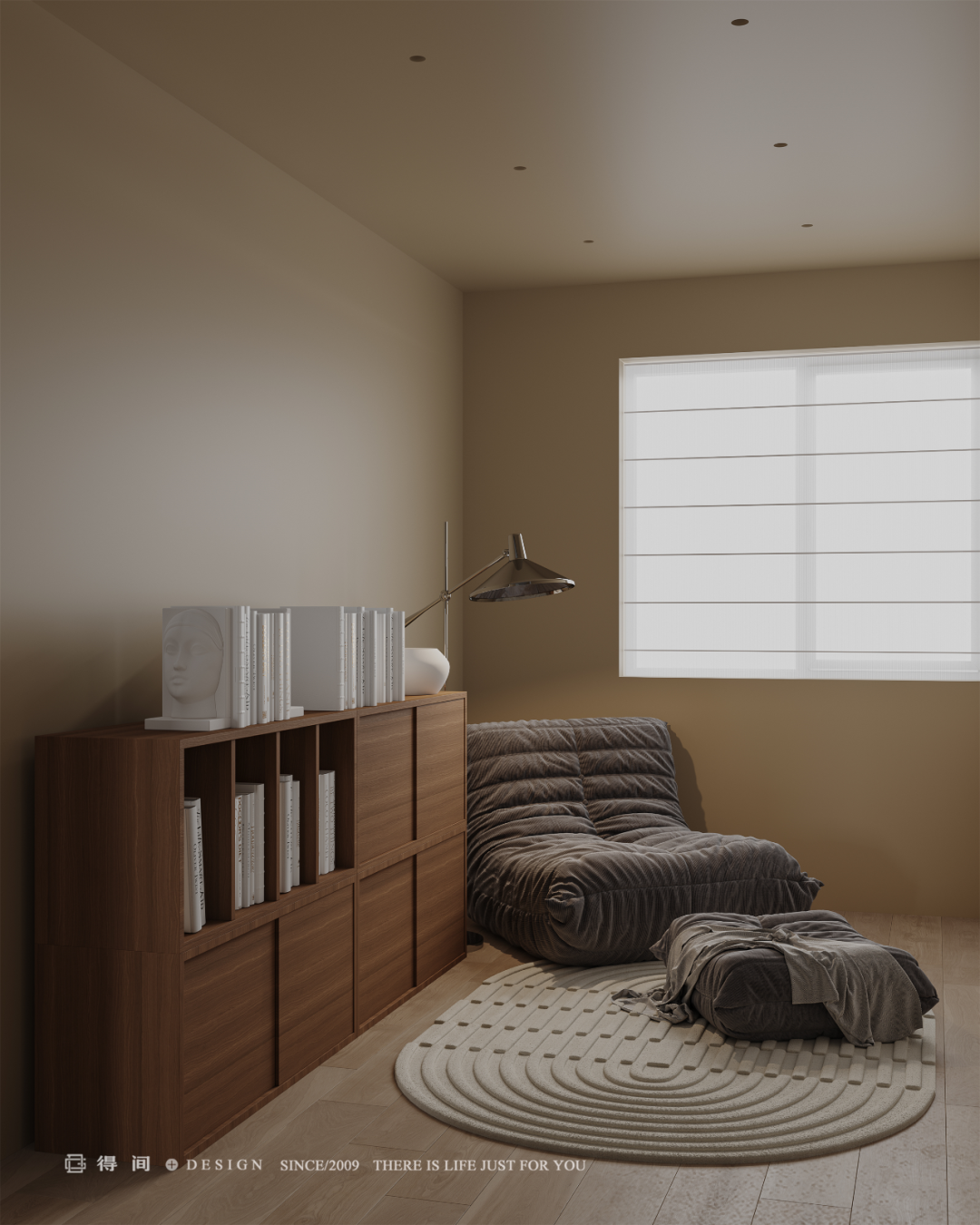 得间设计丨107㎡中古风二人世界，于平凡生活中拿捏住电影里的高级感-72