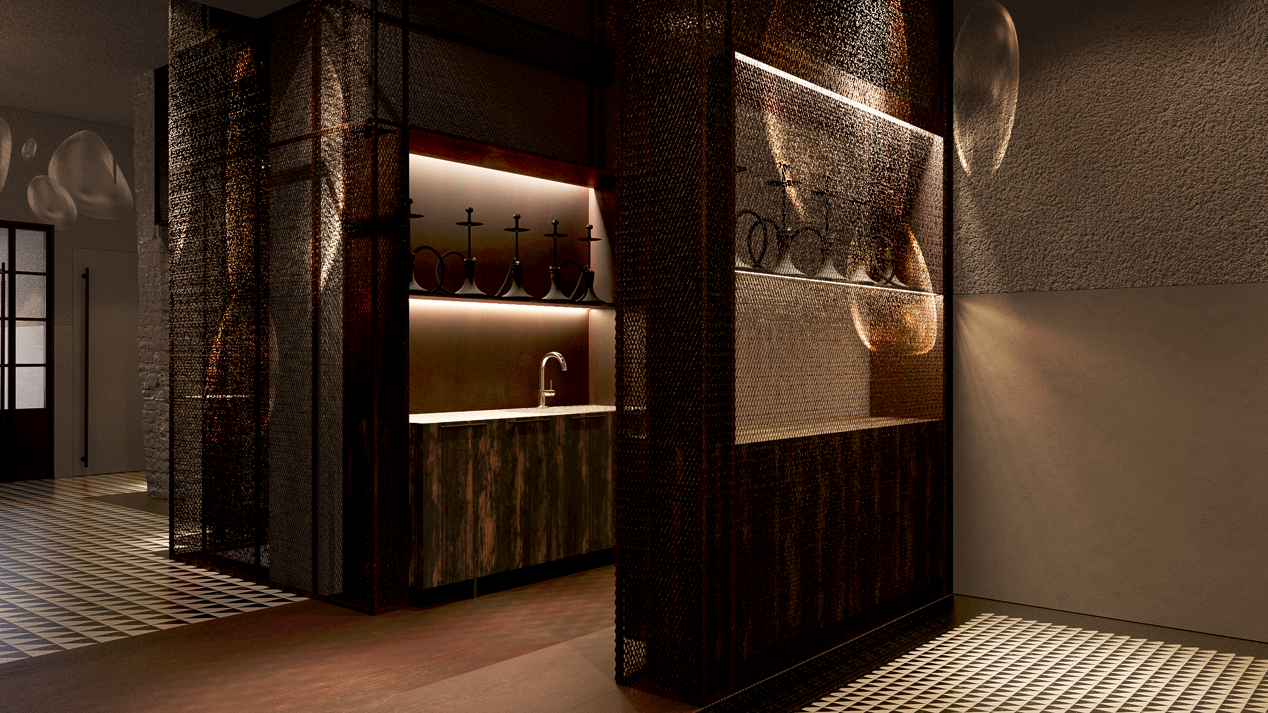 PanAsian 餐厅和水烟吧丨西班牙马德里丨UMKY 设计工作室,SYNDICATE 建筑事务所-19