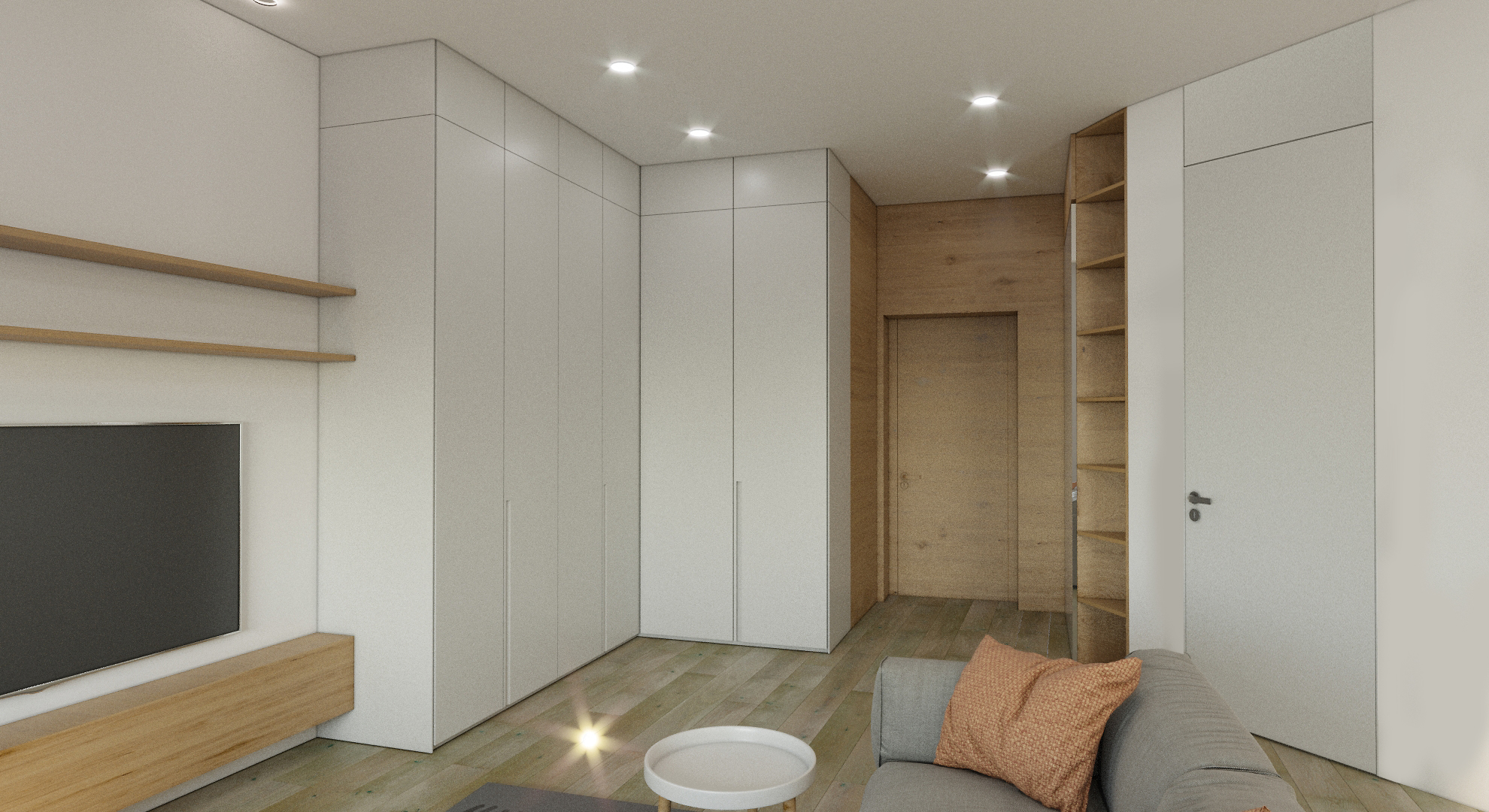 однокомнатная студия под сдачу-8