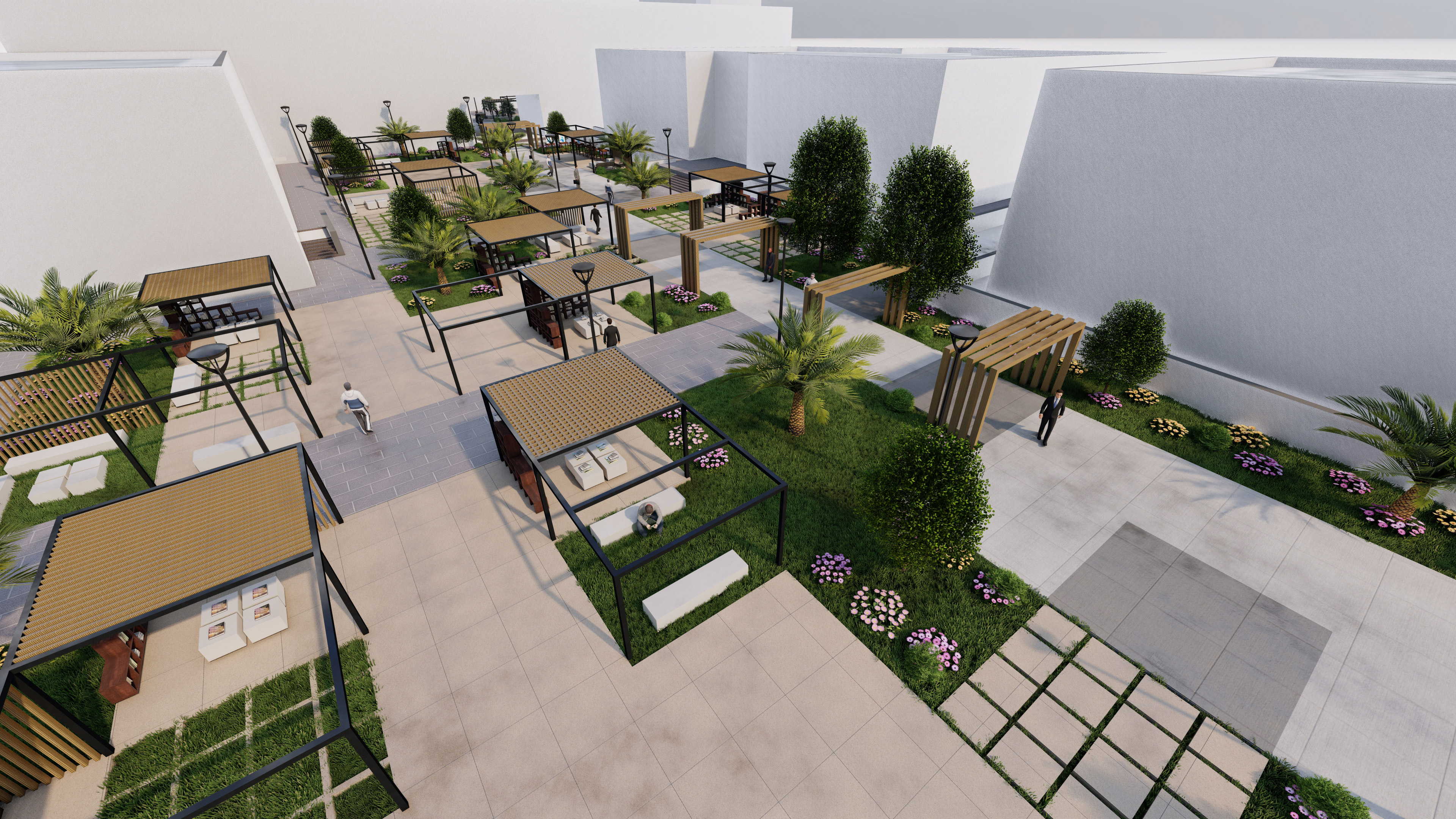 中央财经大学校园景观改造-6