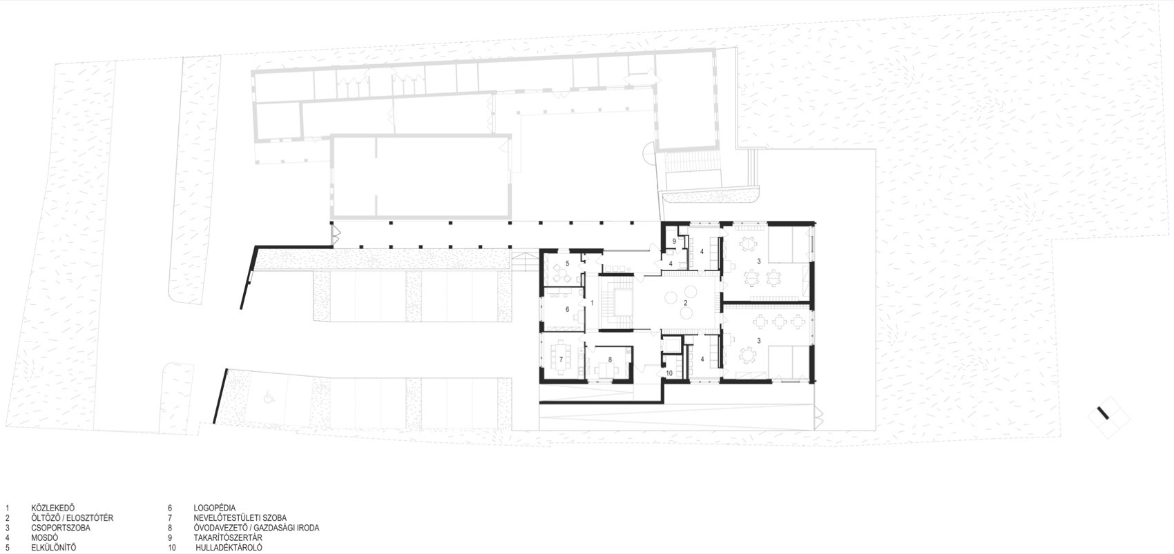 教堂后院中的幼儿园，匈牙利 / Archikon Architects-49