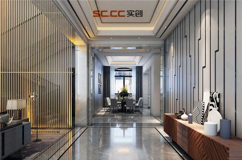 栾城自建别墅轻奢后现代设计·森铸雅质苑-12