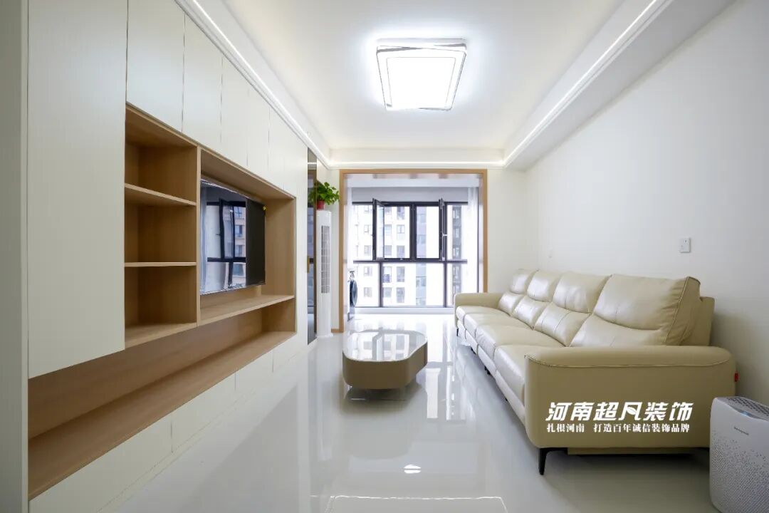 完工首发丨二七区名门橙邦·悦橙苑，124平现代风格，色彩纯粹简约大气-60