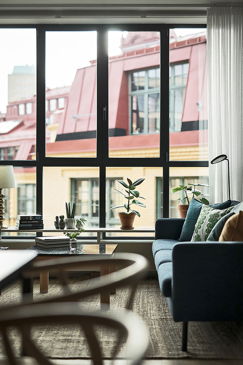 斯德哥尔摩旧工厂改造的现代北欧风公寓-2