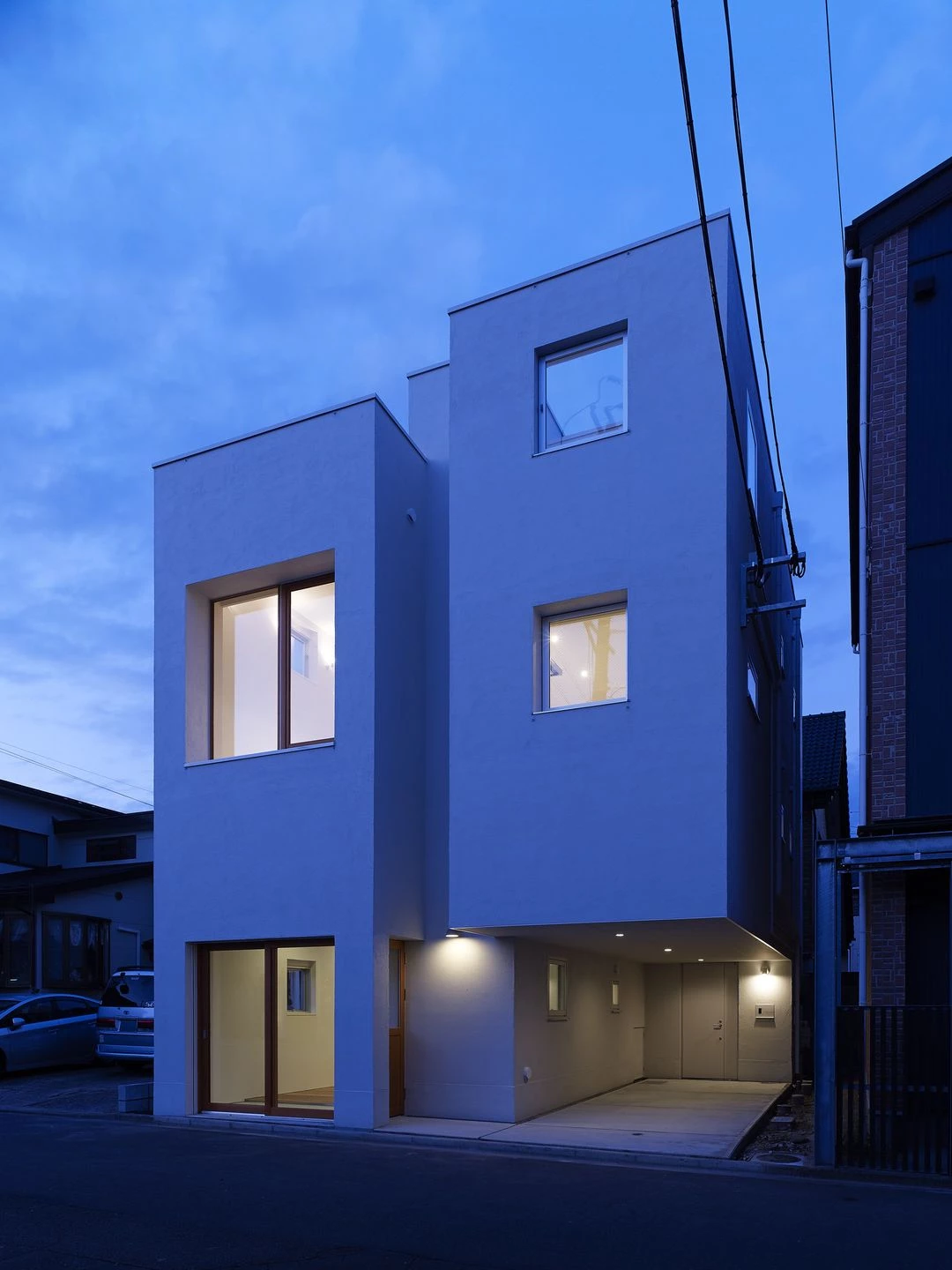Sendai 山间“horizontal house”-12
