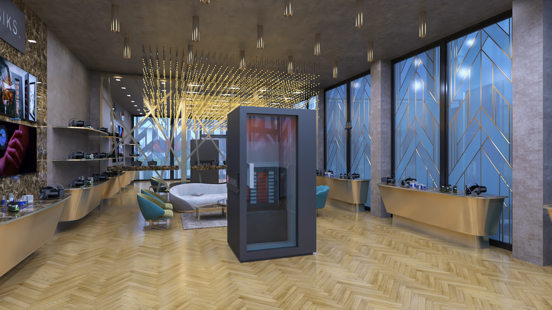 VR Store and Experience Center Interior Design-6