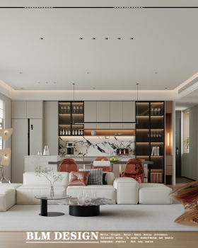 白龙马效果图-现代意式