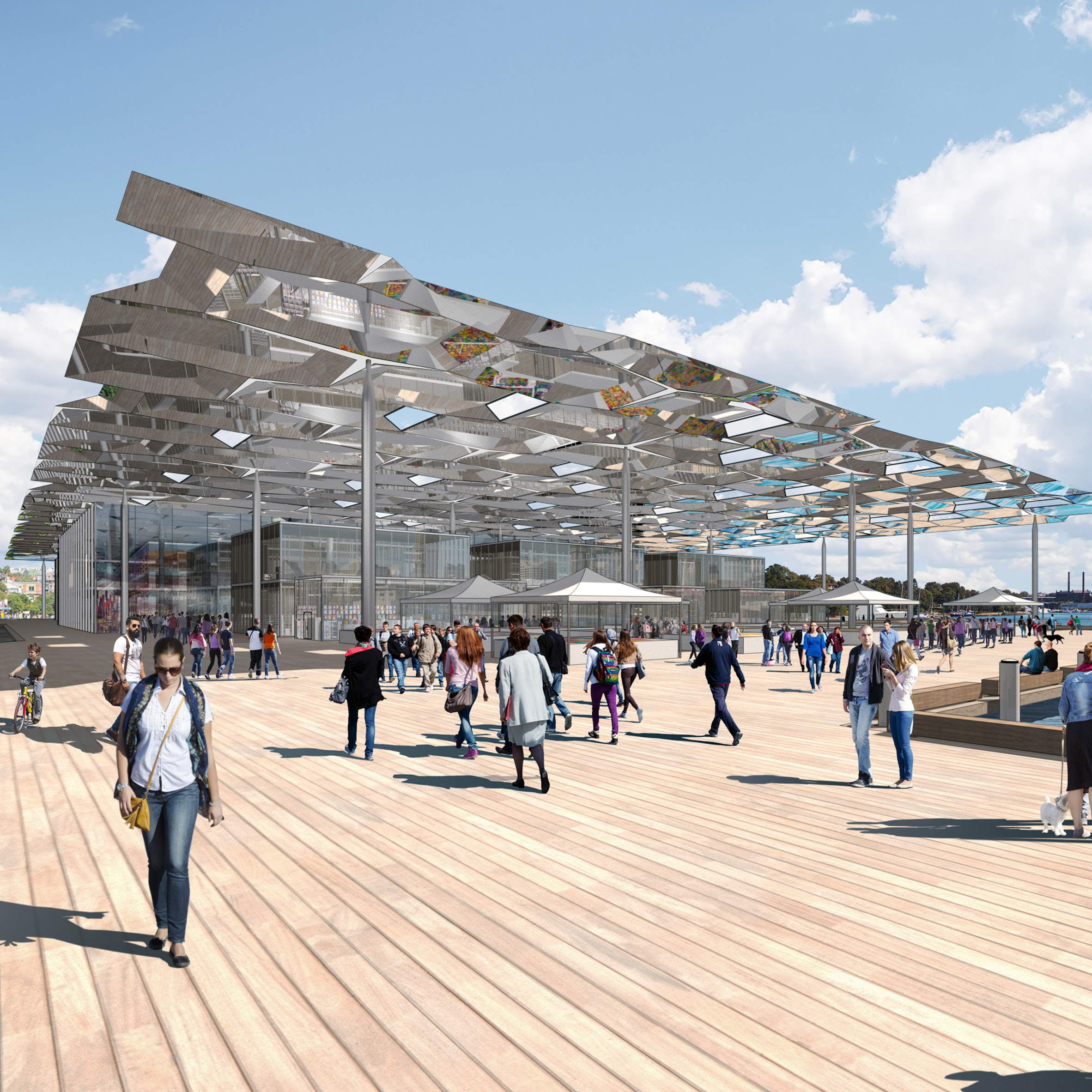 Future Project of the Year imagines Sydney fish market as "important public space"-0