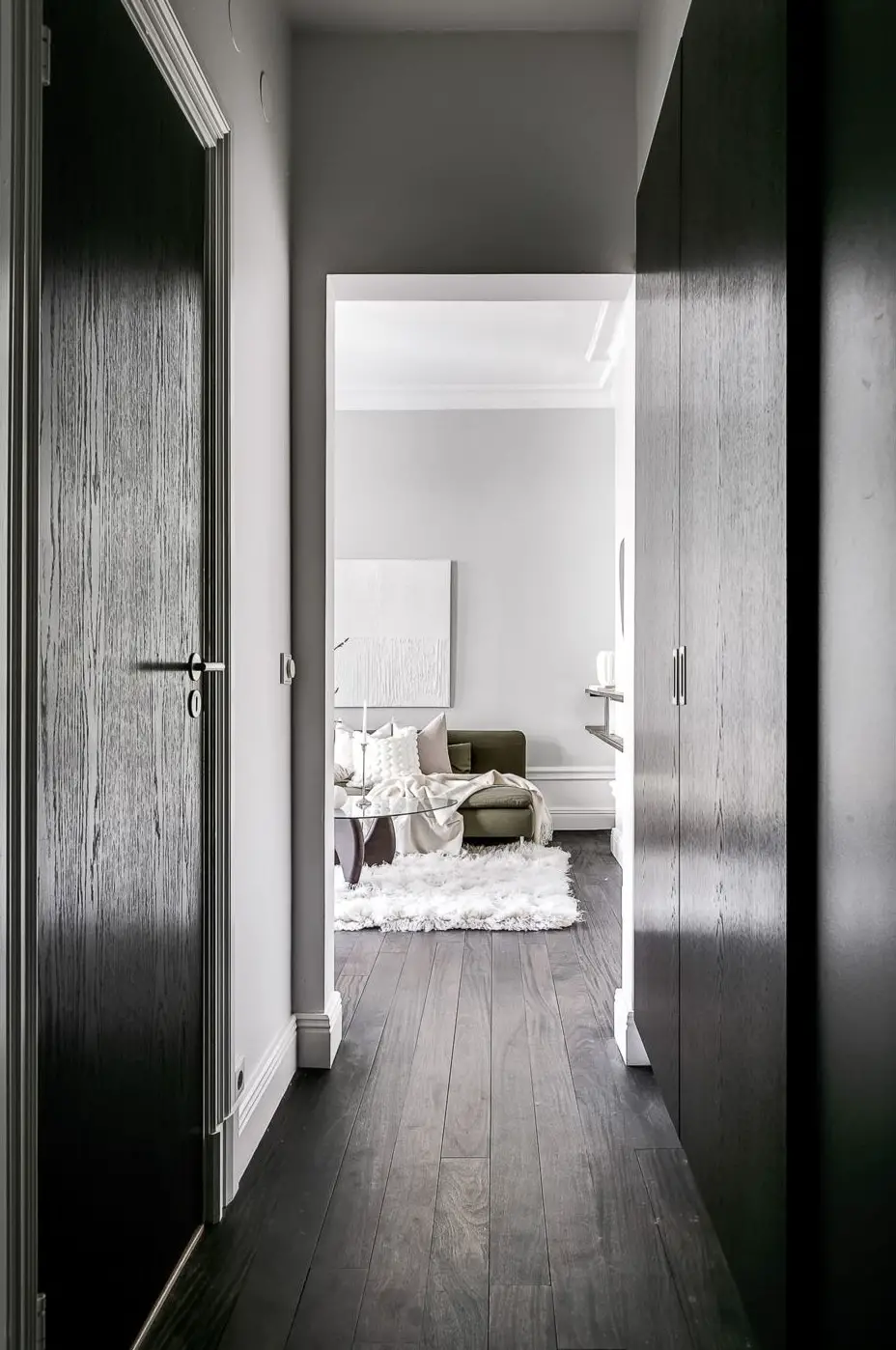 瑞典斯德哥尔摩 50m2 灰调一居的现代魅力-15