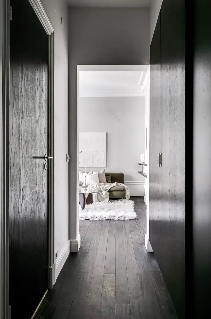 瑞典斯德哥尔摩 50m2 灰调一居的现代魅力-15