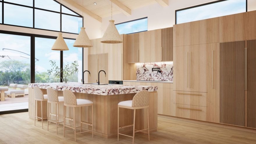 Soft Geometry House — Living, Dining & Kitchen-11