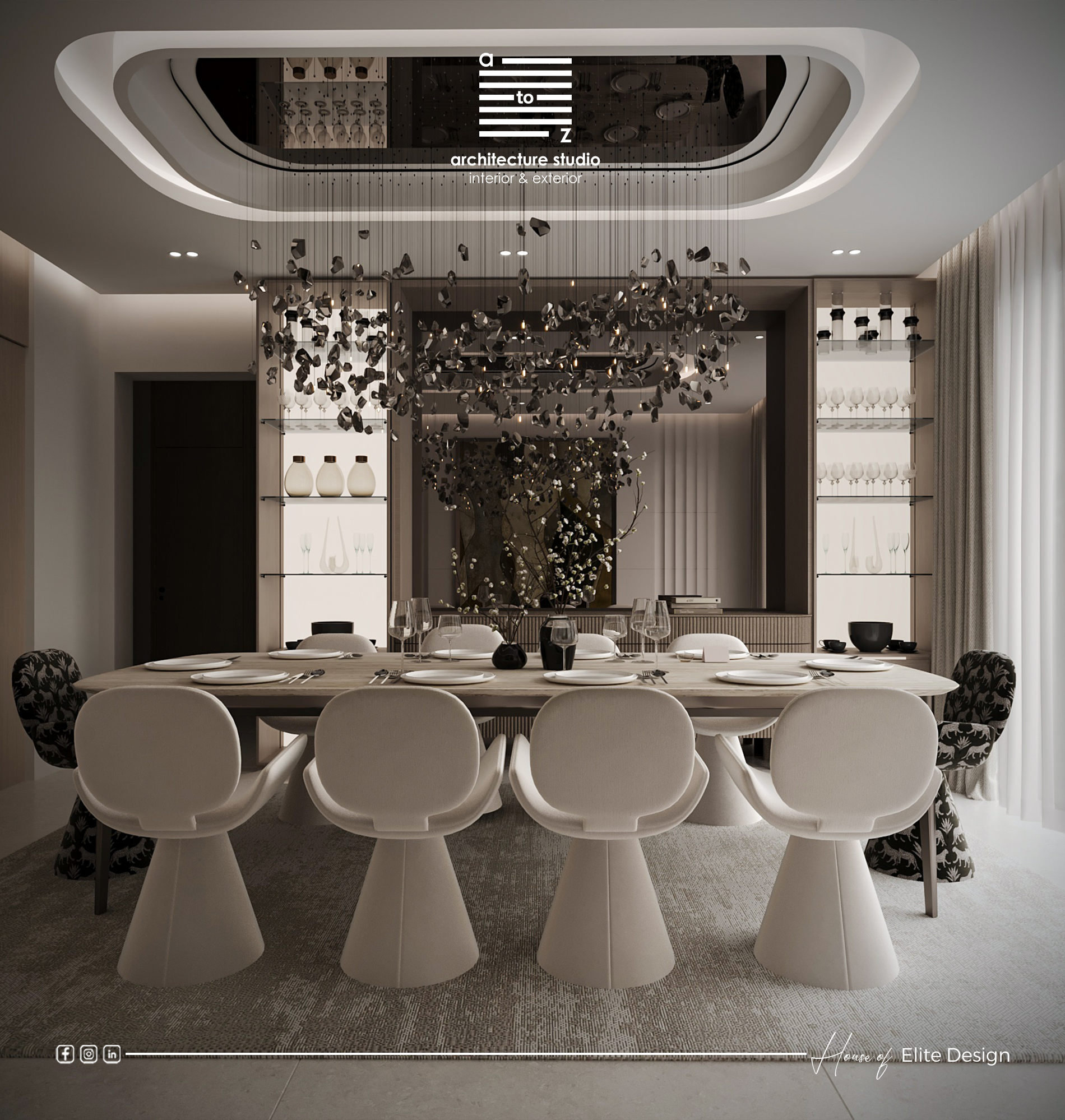 简约餐厅丨United Arab EmiratesAbu Dhabi丨A2Z Architects™-10