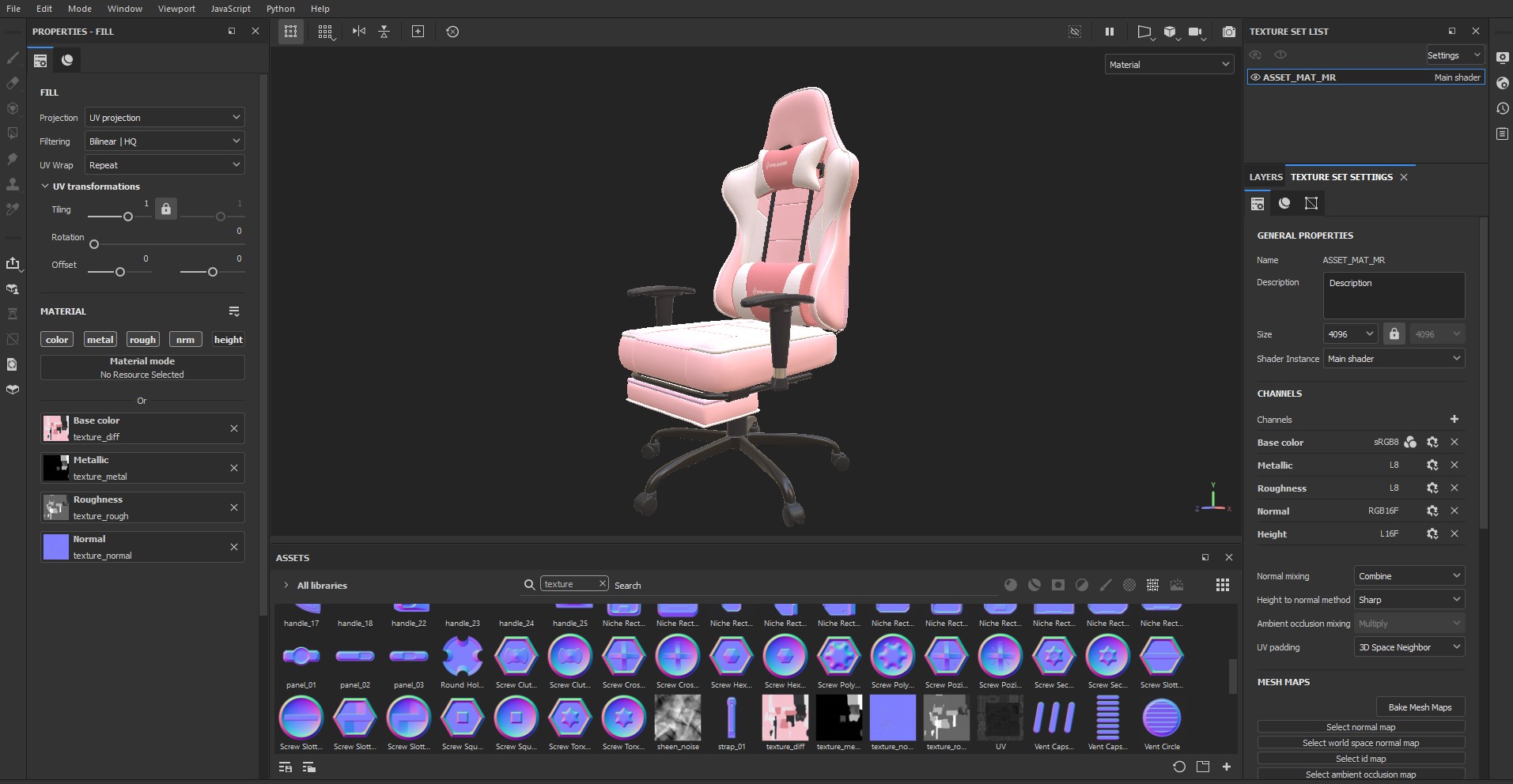 Gaming Chair with Footrest Armrest Adjustable-7