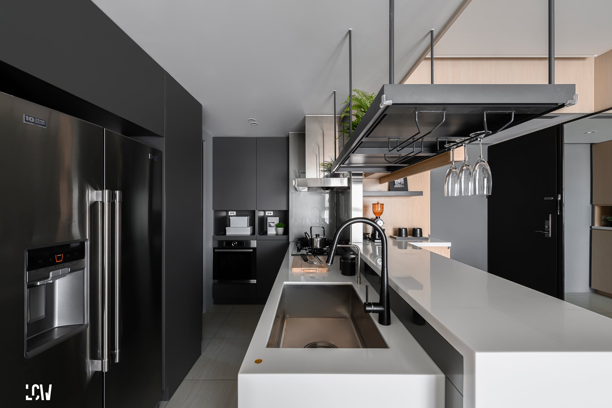 灰调生活空间 | “优の厨柜”打造舒适家居-11