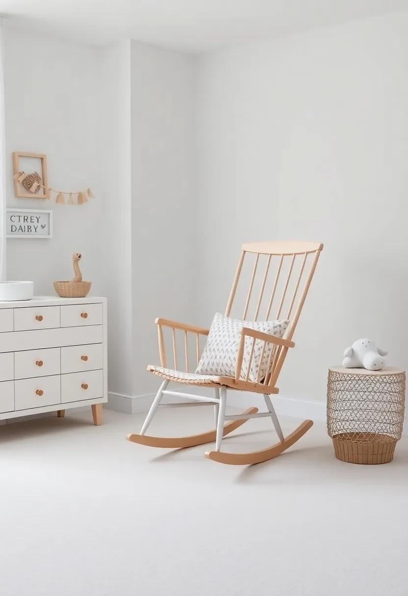 设计带舒适摇椅的完美育儿室-114