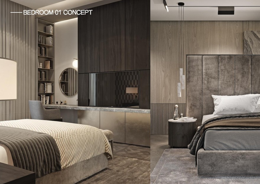 传统材料演绎现代生活美学 | 私人住宅设计案例-24