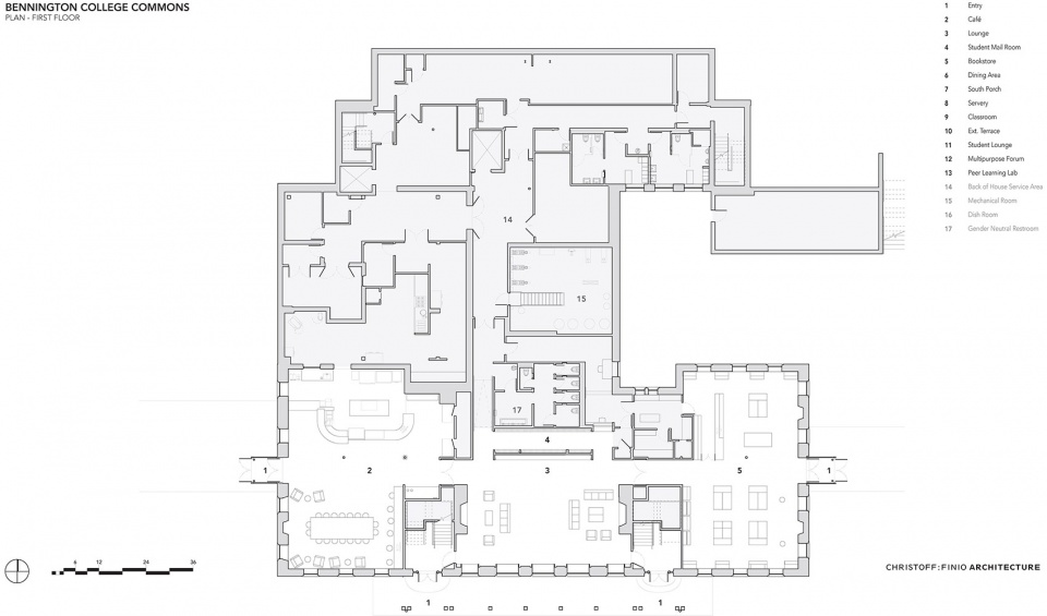 本宁顿学院 Commons 大楼改造-51