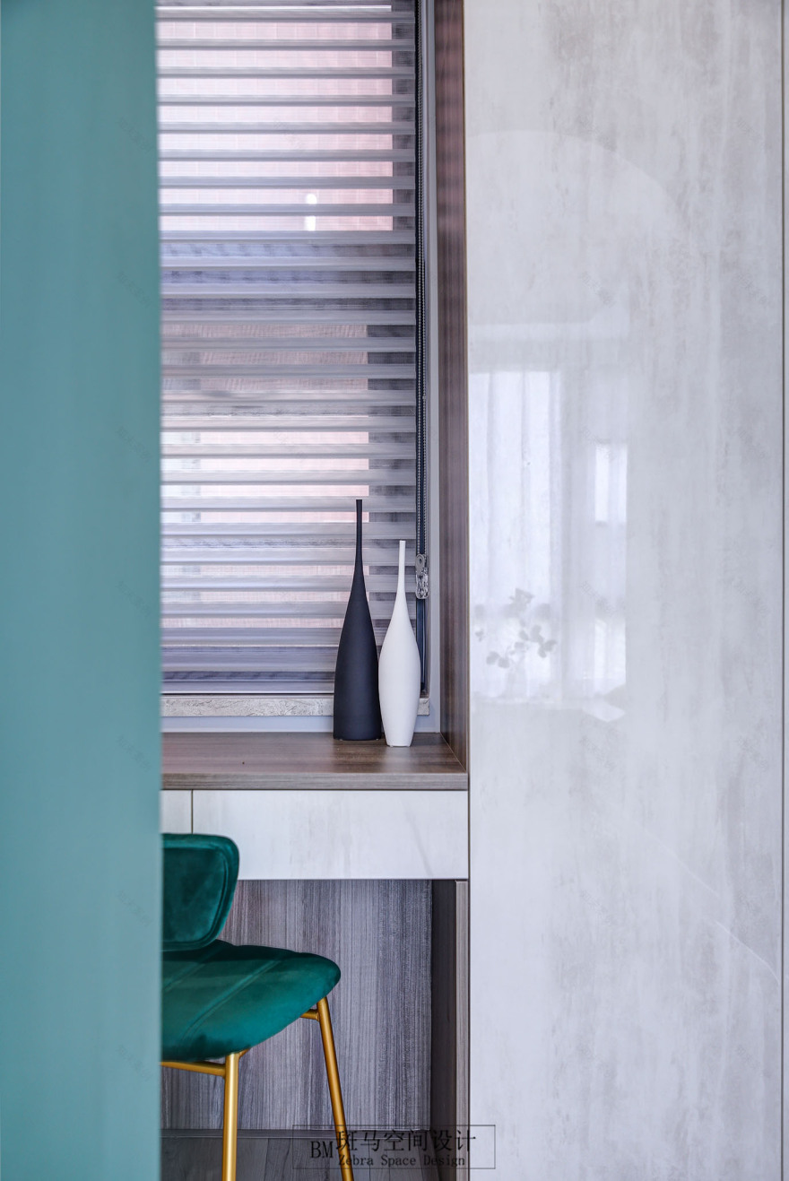 马卡龙色的浪漫空间 | 深圳庐峰翠苑 120 平方少女心设计-31