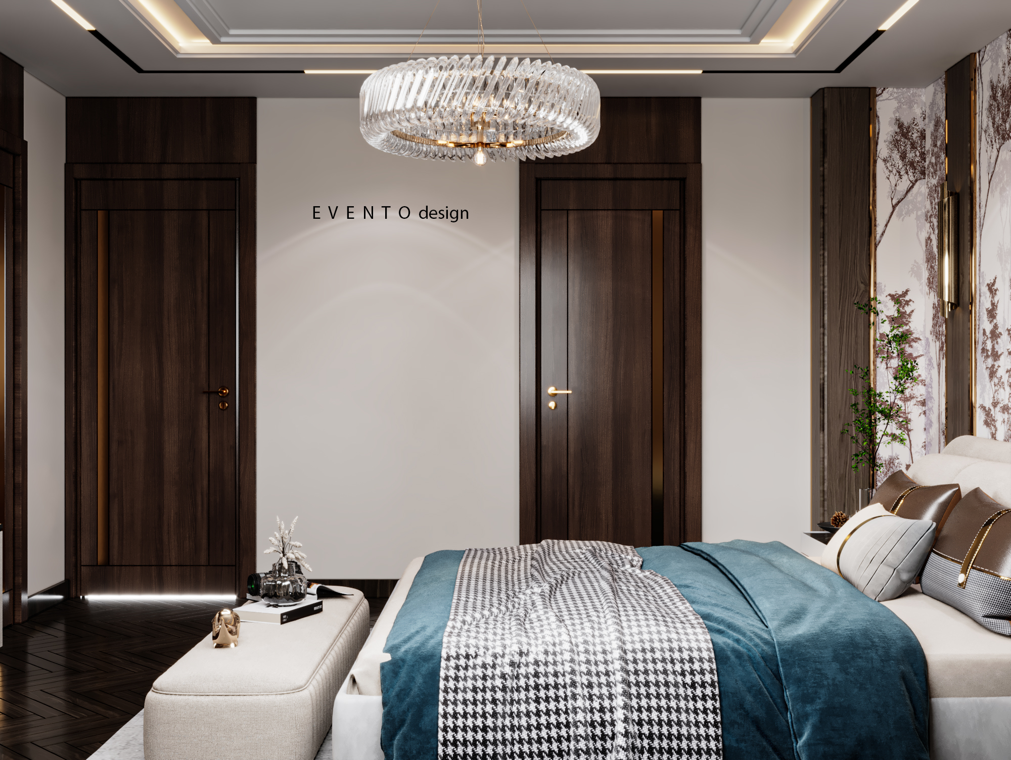 豪华现代卧室设计-7