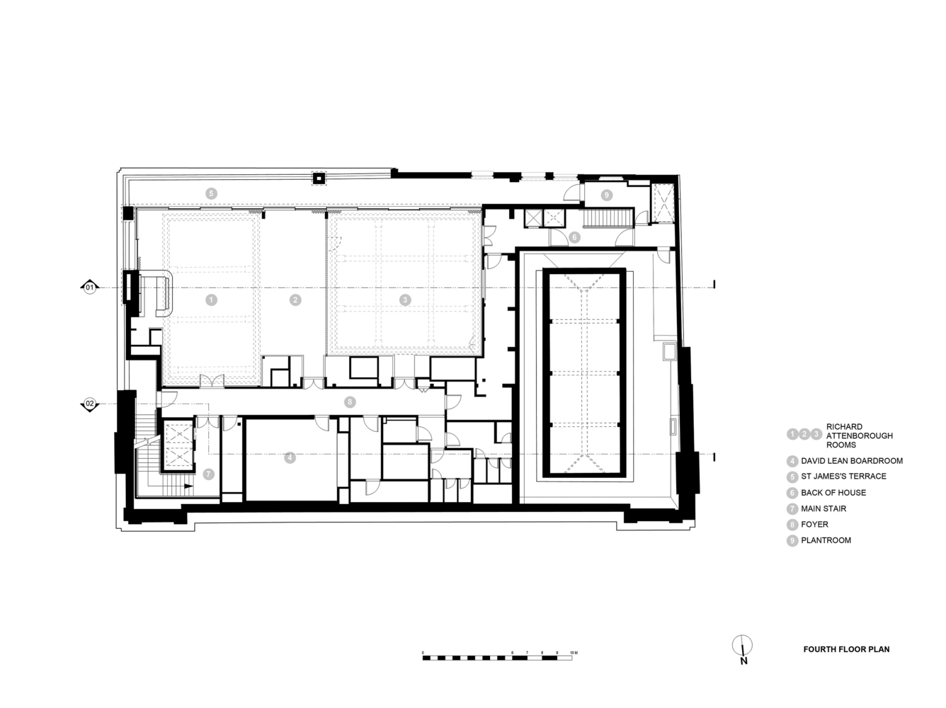 BAFTA 总部焕新丨英国伦敦丨Benedetti Architects-64