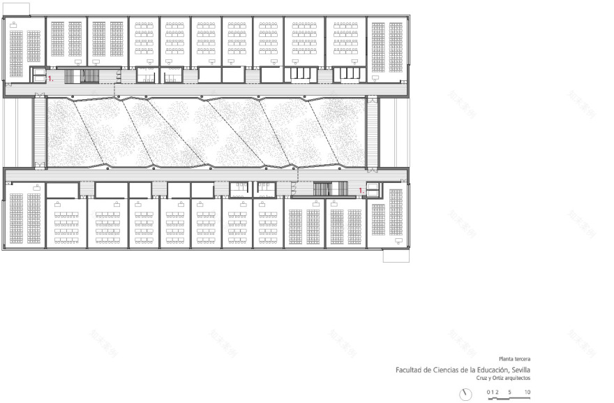 塞维利亚大学科学教育学院 · 创新的叠加建筑设计-64